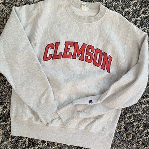 clemson champion crewneck